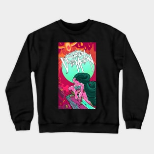 Maru Kiru Destroy the Moon - Mural Crewneck Sweatshirt